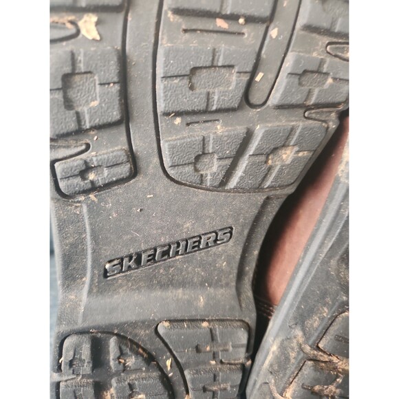 Skechers Men's Relaxed Fit Segment Garnet Dark Brown Leather Boots Size 9.5 - Picture 9 of 10